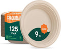 100% Compostable Deep Dish Plates by StackMan