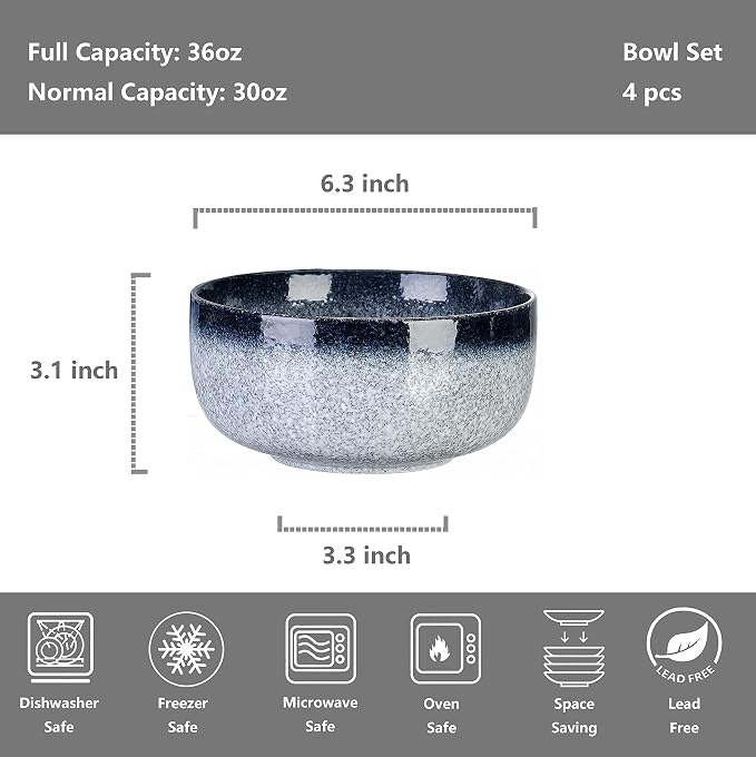 S&Q'S CERAMICS Cereal Bowls - Image 2