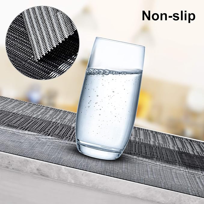 Aofmee Placemats, Placemats Set of 6, Heat Resistant Place Mats, Washable PVC - Image 4