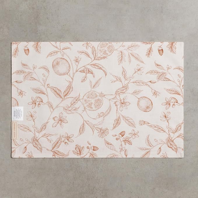 Maison d' Hermine Placemats Set of 4 Reusable 100% Cotton | Cloth Place Mats - Image 9