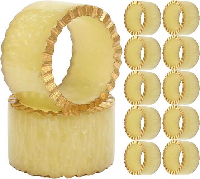 Epoxy Resin Napkin Rings Set of 12 by CLEENTABLE