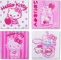 Sanrio Hello Kitty Strawberry Milk Glass Coasters by SilverBuffalo