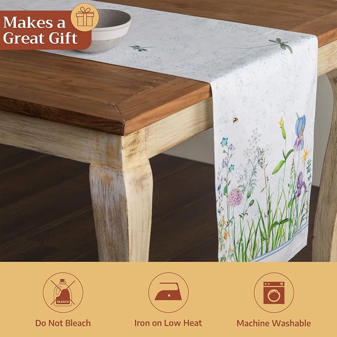 Maison d' Hermine Table Runner 100% Cotton 14.50" x 72" | Table Runners 72 - Image 5