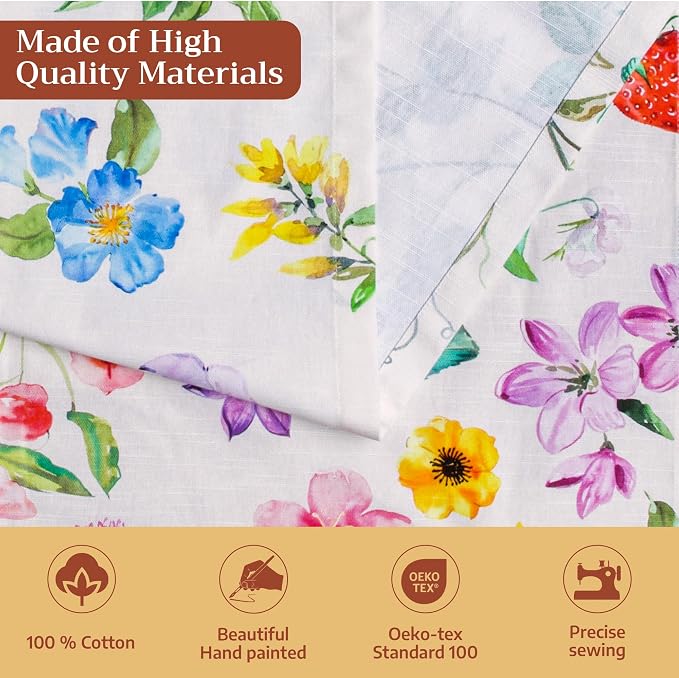 Maison d' Hermine Table Runner 100% Cotton 14.50" x 108" | Table Runners 108 - Image 3