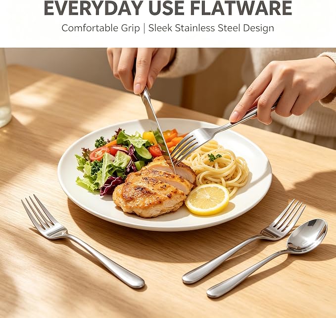 48-Piece Silverware Set for 8 - Image 4