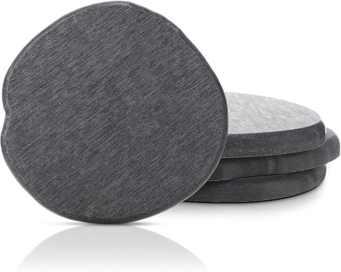 Diatomaceous Earth Coasters Set of 4，Cool Absorbent Quick-Dry Drink Coasters by Unknown