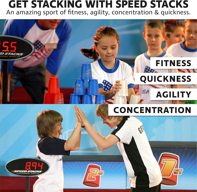 Speed Stacks | Official Sport Stacking Set, Low Friction | WSSA Approved - Image 6