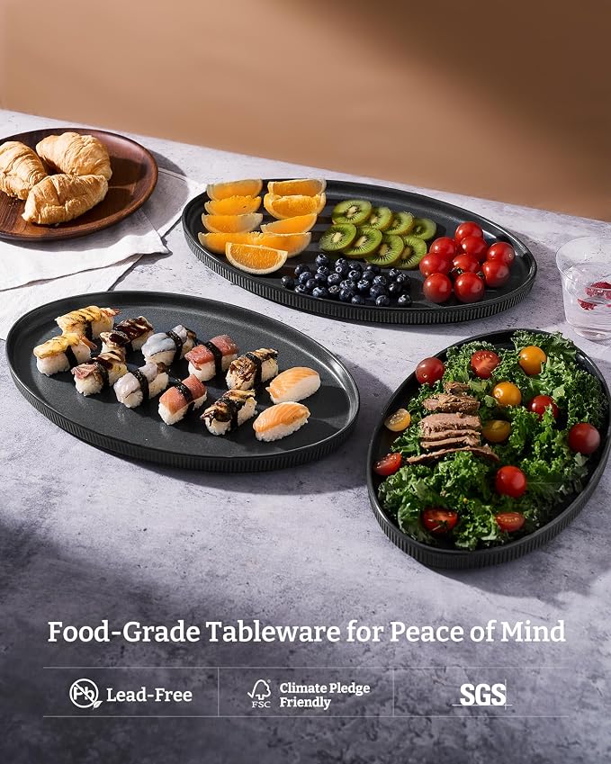 famiware Large Serving Platters Set of 3 Sizes - Image 3