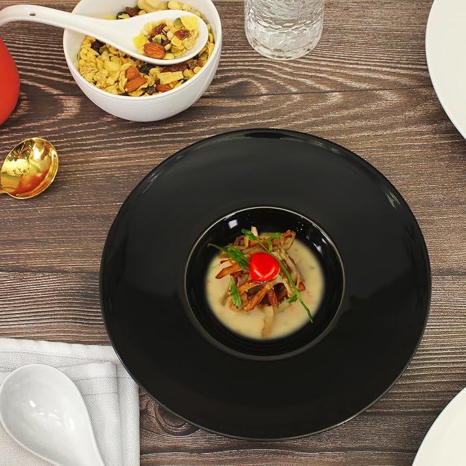 Ceramics Rimmed Soup Bowls 8.6 oz, Pasta plates - Image 7