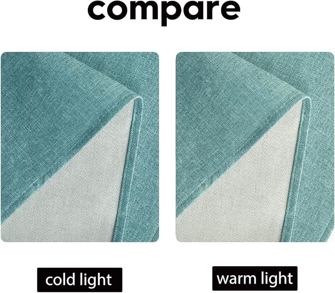 Artoid Mode Turquoise Aqua Table Runner, Seasonal Summer Washable Kitchen - Image 5