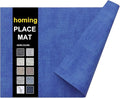 Faux Leather Heat Resistant Placemats 6 Packs, Waterproof Wipeable Dining PU by homing