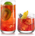 Libbey Ascent Tumbler & Rocks Drinking Glasses Set of 16, and More by Libbey
