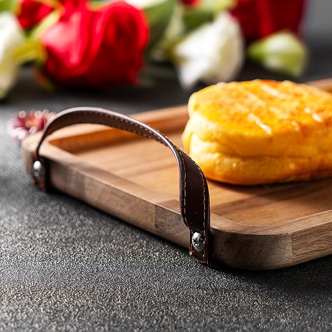 Charcuterie Boards with Handles, Wooden Charcuterie Board Platter - Image 2
