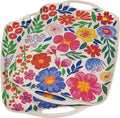 TP Melamine Serving Trays with Handles, 17” x 12”, Floral | Rectangular Trays by TastePrime