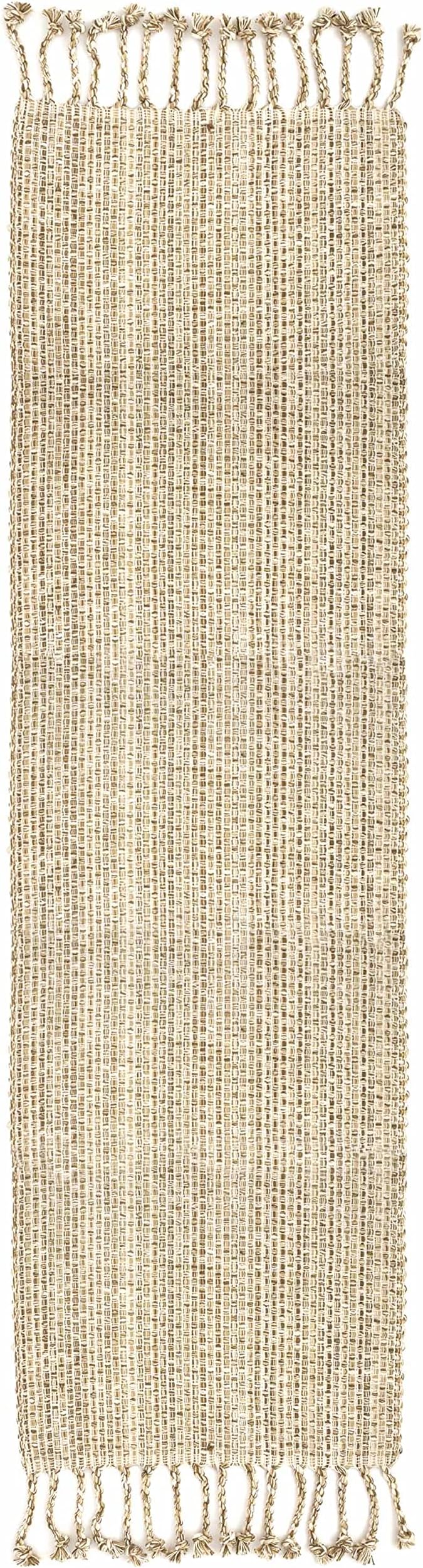 100% Cotton Table Runner for Dining Room Tables Rectangle Two Tone Woven Fabric by SweetHomeCollection
