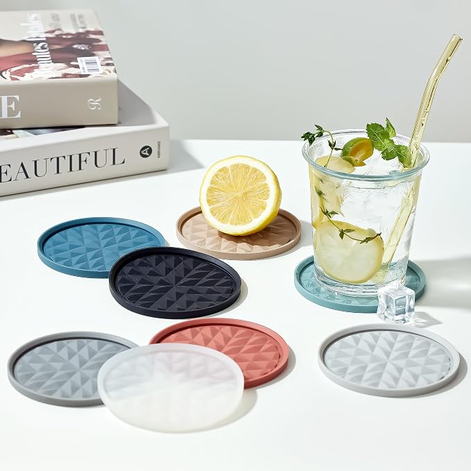 Silicone Drink Coasters Set of 2, Coaster - Image 2