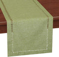 Grelucgo Small Handcrafted Solid Color Dining Table Runner, Dresser Scarf by Grelucgo