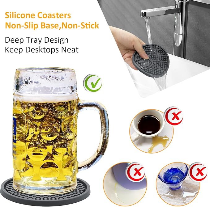 Silicone Drink Coasters - Image 6