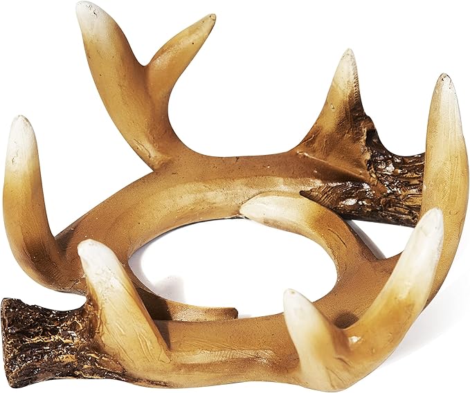 Deer Antlers Coaster Set of 6 – Handcrafted Deer Antler Decor and Man Cave Gifts - Image 5