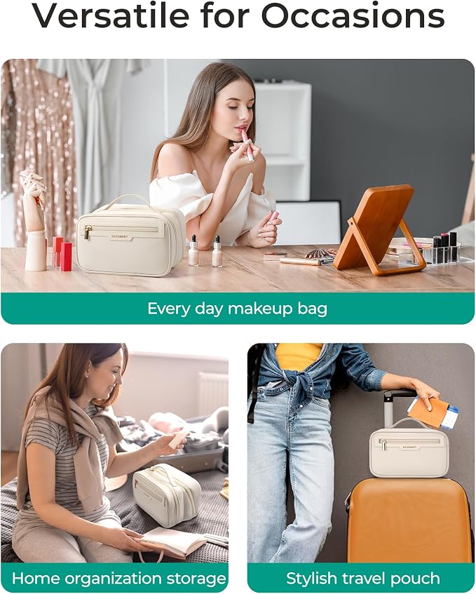 BAGSMART Travel Makeup Bag, Make Up Bag - Image 7