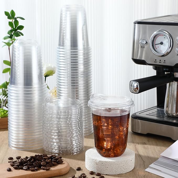 Baderke 500 Pcs Clear Plastic Cups - Image 2