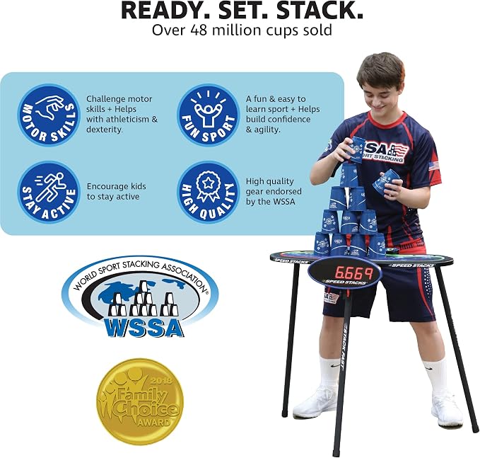 Speed Stacks | Official Sport Stacking Set, Low Friction | WSSA Approved - Image 6