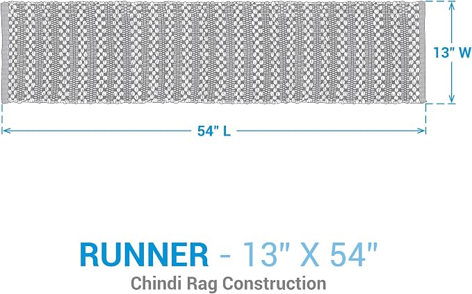 Park Designs Rainforest Chindi Table Runner 13" x 54" | Cotton | Tassel Fringe - Image 4