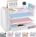 Desk Organizer, 4-Tier Desktop File Organizer by OPNICE