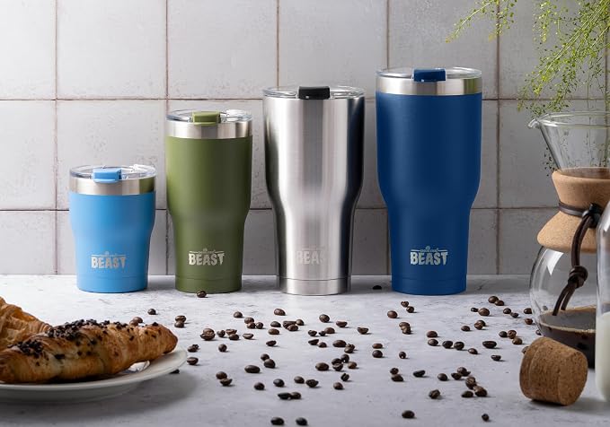 Beast 20 oz Tumbler Stainless Steel Vacuum Insulated Coffee Ice Cup Double Wall - Image 5