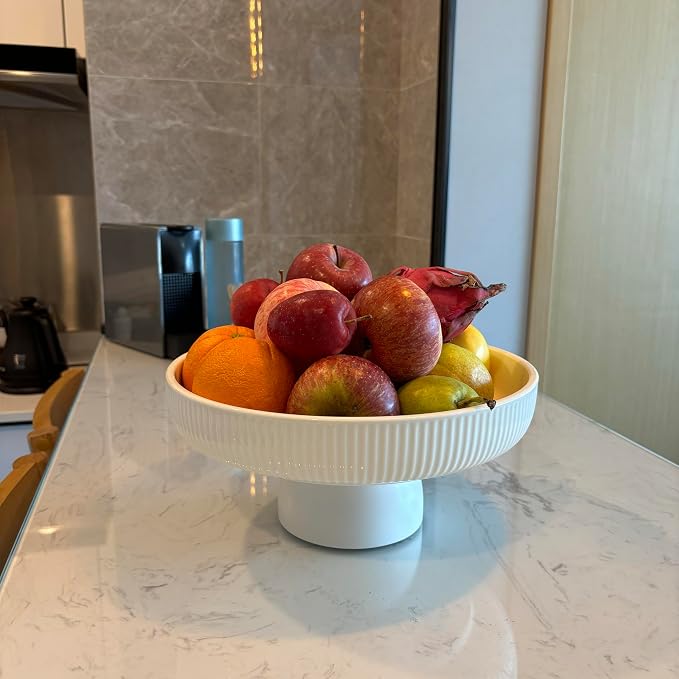 11" Ceramic Fruit Bowl for Kitchen Counter - Image 6