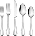 LIANYU Silverware Flatware Set for 10, 50-Piece Stainless Steel Cutlery Set by LIANYU
