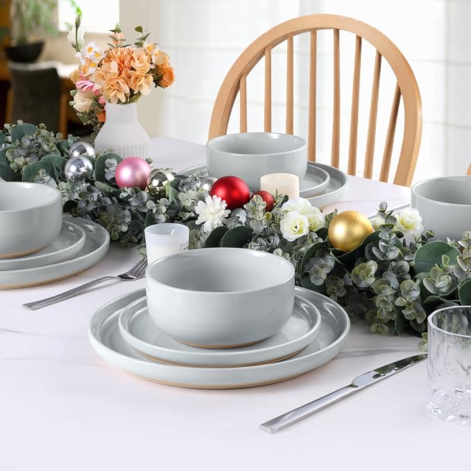 LIANYU Ceramic Dinnerware Dish Sets, Plates and Bowls Sets - Image 6