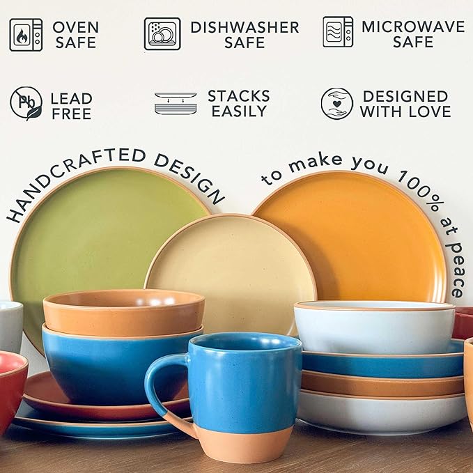 Mora Ceramic Artisan Matte Bowls - Image 4
