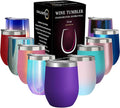 CHILLOUT LIFE 12 oz Stainless Steel Wine Tumbler by CHILLOUTLIFE