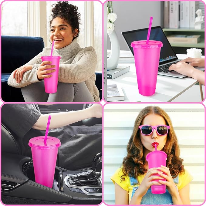 Hxezoc 16-Piece Reusable Cups - Image 5
