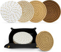 Coasters Set of 4, Boho 4-Color | by Unknown