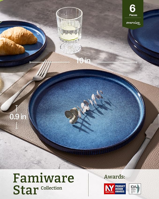famiware Star 10/8 inches Dinner Plates Set - Image 3