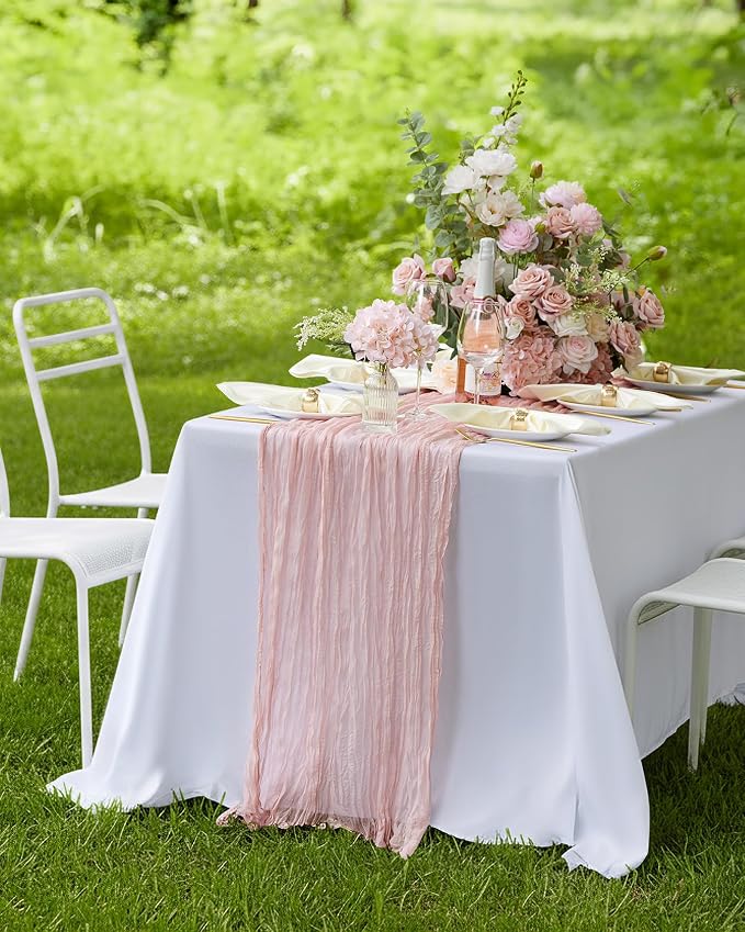 Pureegg 6-Pack Cheese Cloths Table Runner, Baby Shower, Wedding and Farmhouse - Image 7