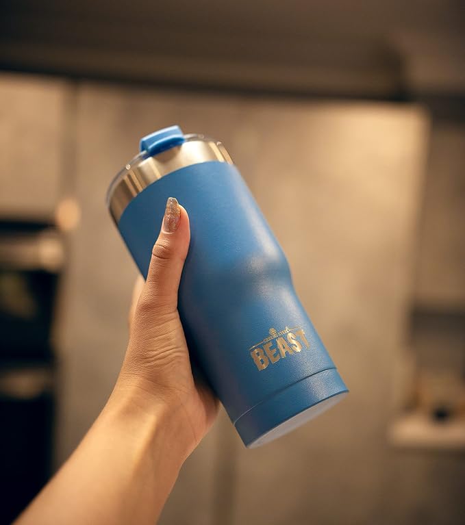 Beast 30 oz Tumbler Stainless Steel Vacuum Insulated Coffee Ice Cup Double Wall - Image 5