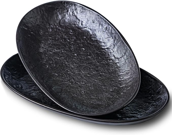 Serving Platter Oval Plates Premium Ceramic 12-Inch Set Serving Dishes by Unknown