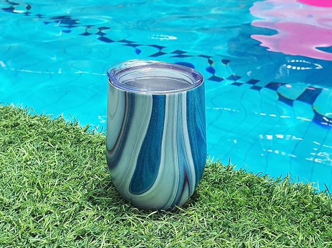 CHILLOUT LIFE 12 oz Stainless Steel Wine Tumbler - Image 8