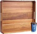 Large Wooden Ottoman Tray, Great 22"x18" Rectangle Trays by DecentVrvege