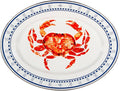 Golden Rabbit Enamelware Oval Platter, 12 x 16in, Crab House | 12 x 16in by GoldenRabbitEnamelware