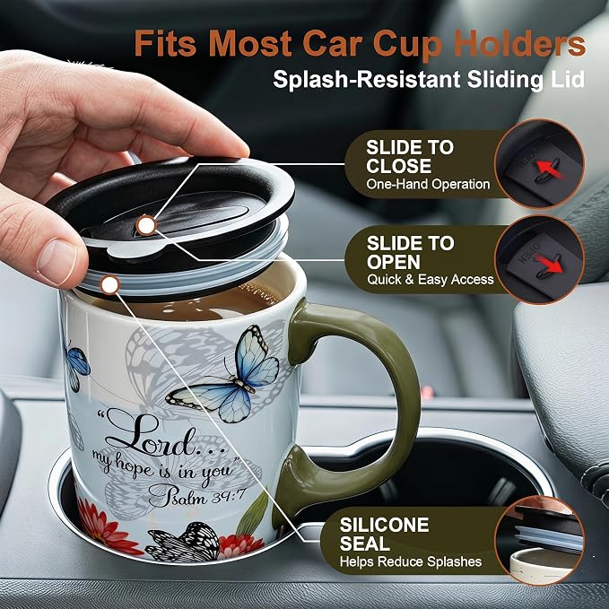 Topadorn 17oz Ceramic Travel Mug - Image 3