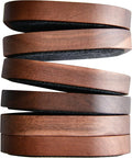 Wood Coaster for Drinks, Squircles Absorbent and Insulation Felt Stackable Cup by S1EGAN