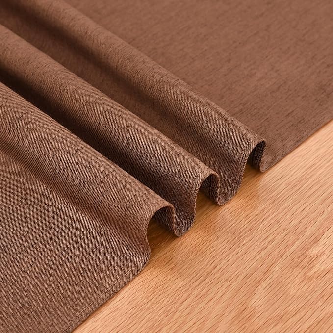 Faux Linen Table Runner Water Resistant 13 x 48 in, Coffee Table Runner - Image 6