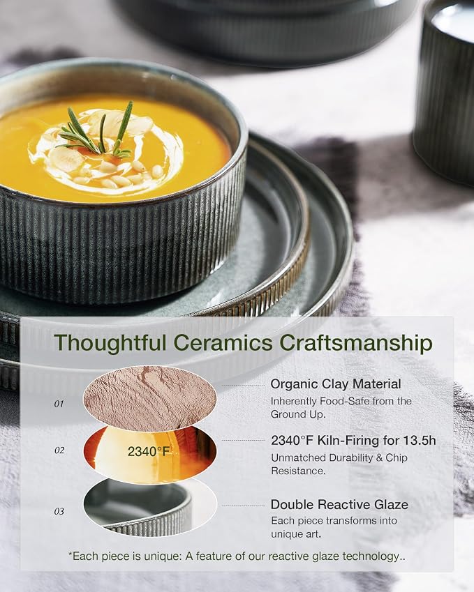 Famiware Star Stoneware Dinnerware Sets - Image 5