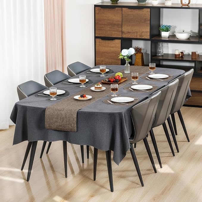Faux Leather Placemats Set of 4, Dual Sided - Image 6