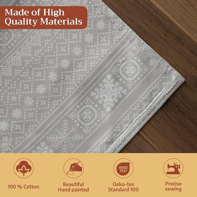 Maison d' Hermine Table Runner 100% Cotton 14.50" x 60" | Table Runners 60 - Image 3
