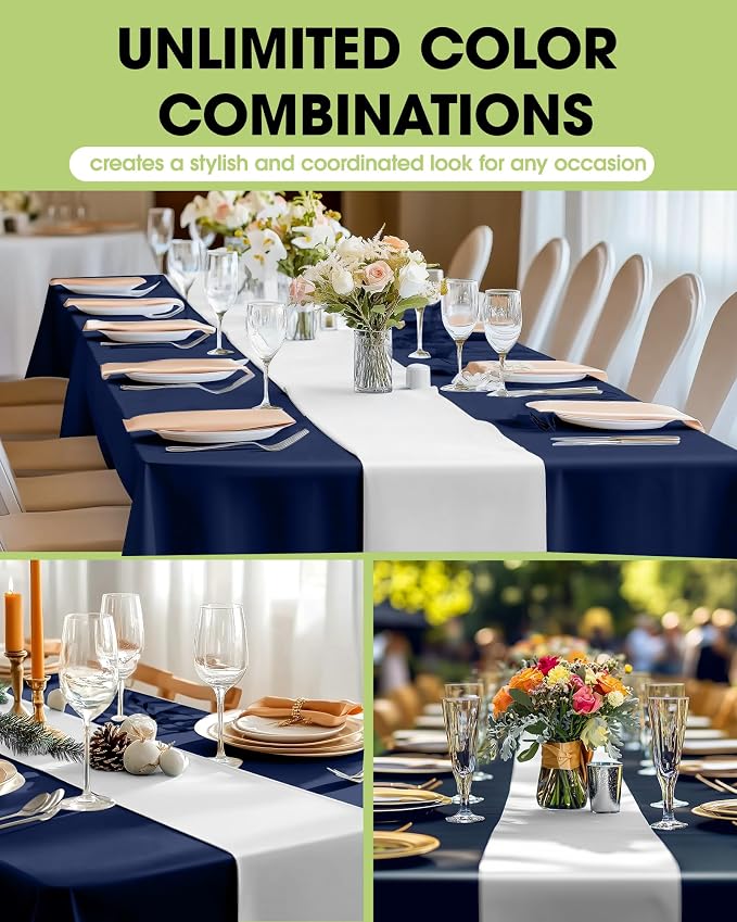 Pureegg White Plastic Table Runners - Image 2